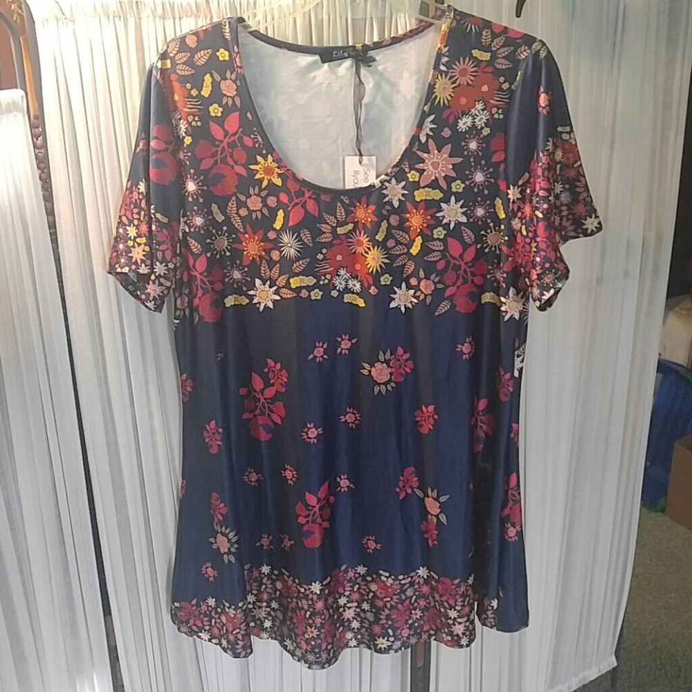 Navy blue tunic